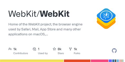 Pull Requests and Project Overview of WebKit Browser Engine
