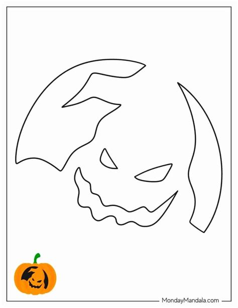Pumpkin Carving Template Free Printable