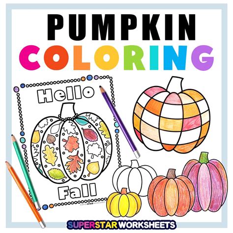 Pumpkin Coloring Activity