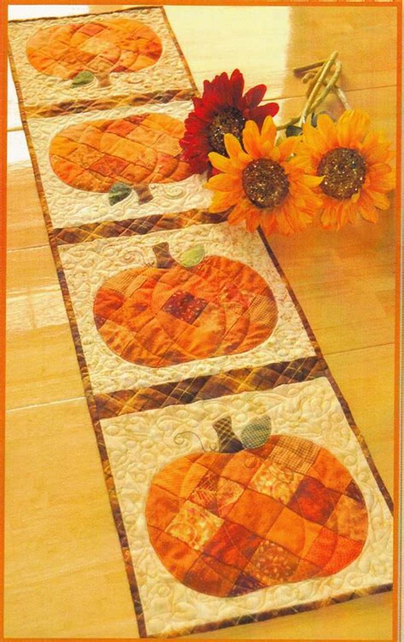 Pumpkin Table Runner Pattern