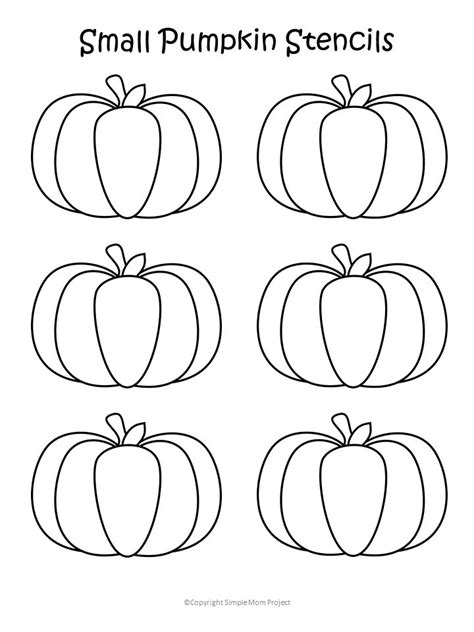 Pumpkin Templates For Small Pumpkins