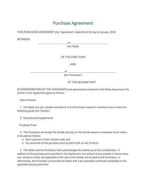 New form agreement letter 242