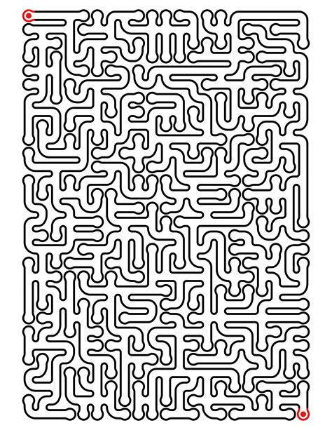 Puzzle Maze Printable