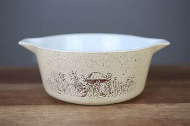 Pyrex Mushroom Pattern