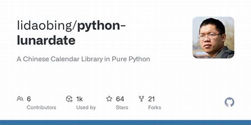 Python Chinese Lunar Calendar Library