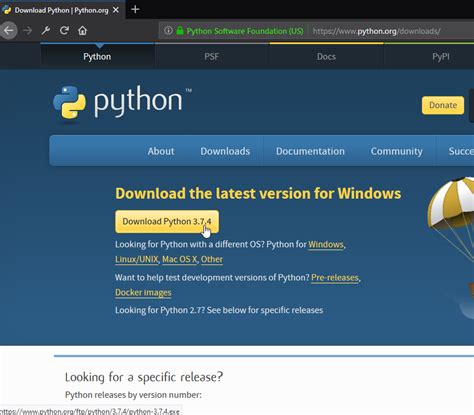 Python.org Downloads Windows 1.0