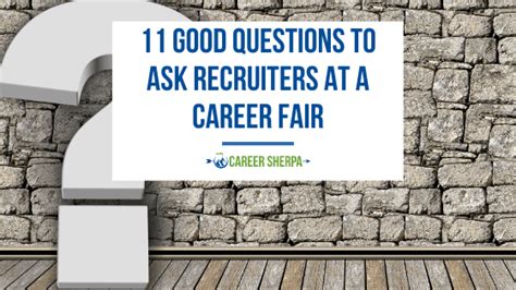 Questions To Ask At Career Fair