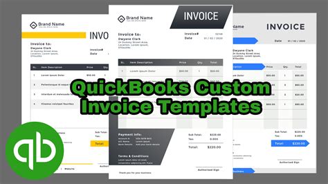 Quickbooks Templates For Invoices