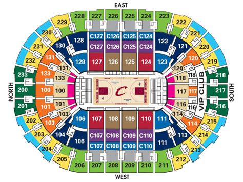 Quicken Arena Seating Chart