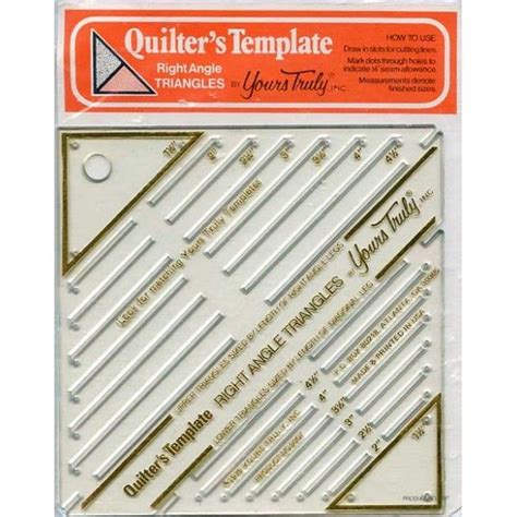 Quilters Template Plastic