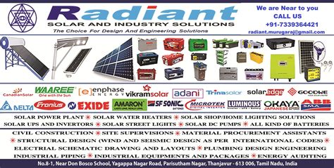 RADIANT SOLAR AND INDUSTRY SOLUTIONS
