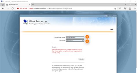 RD Web Access