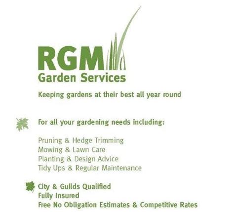 RGM Gardening Services Limited