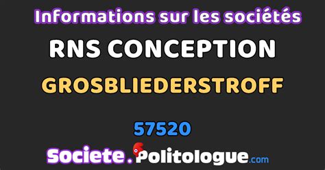 RNS Conception à Grosbliederstroff