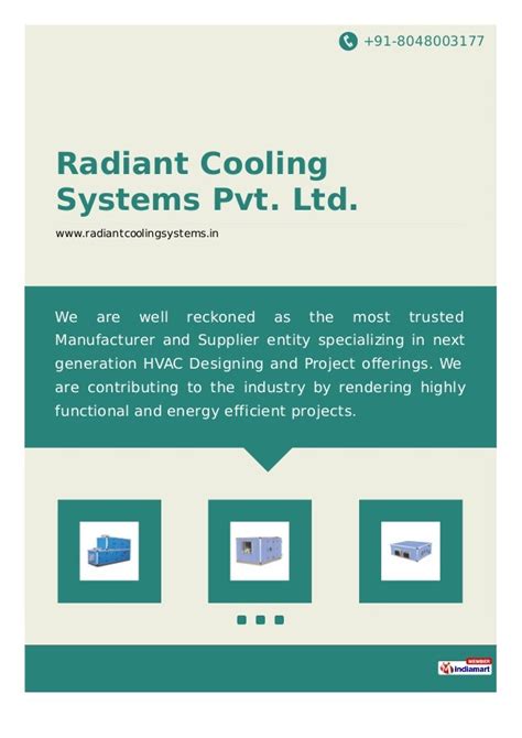 Radiant Cooling Systems Pvt. Ltd.