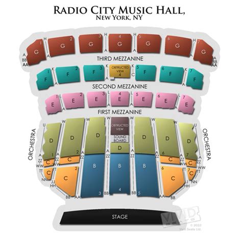Radio City Seating Chart Interactive