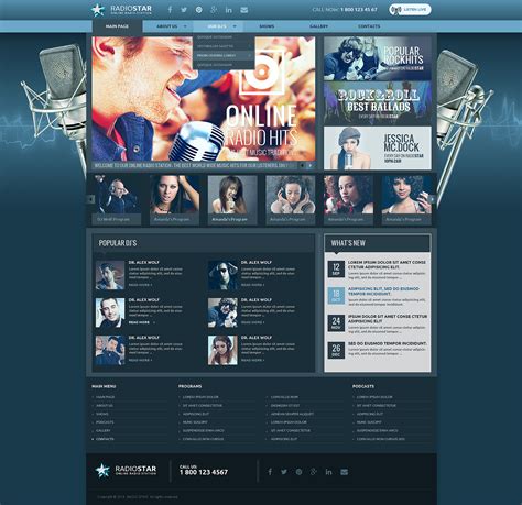 Radio Website Template
