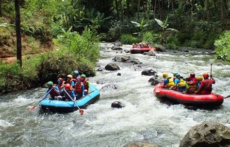 Rafting di Hutan Raya Bandung