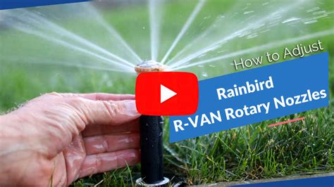 Rainbird Rvan Nozzle Chart