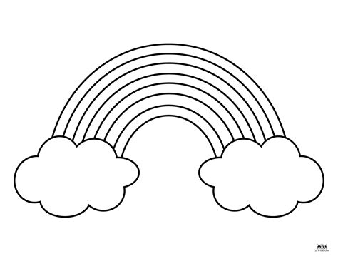 Rainbow Coloring Sheets Printable