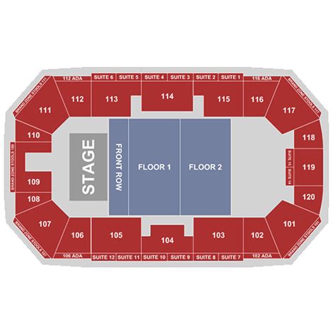 Ralston Arena Seating Chart