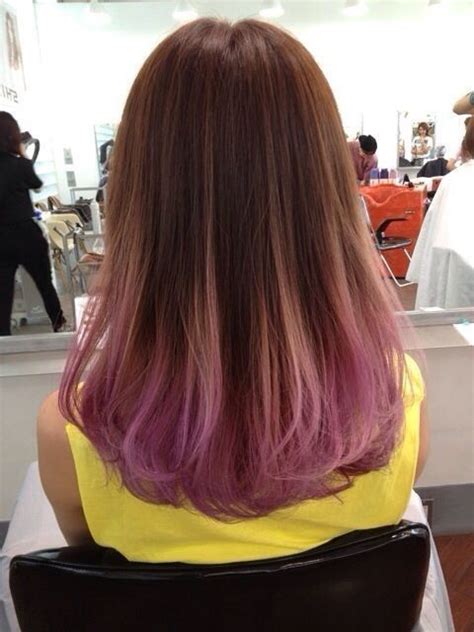 Rambut ombre pink jepang