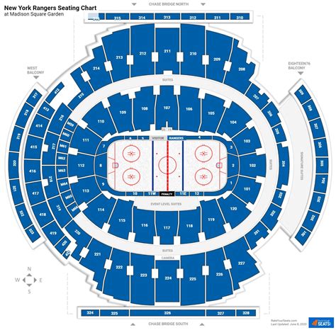 Rangers Seating Chart Msg