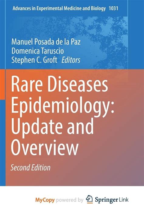 download Rare Diseases Epidemiology: Update and Overview