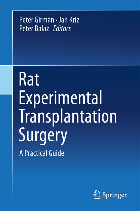 download Rat Experimental Transplantation Surgery