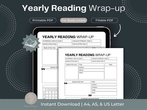 Reading Wrap Up Template
