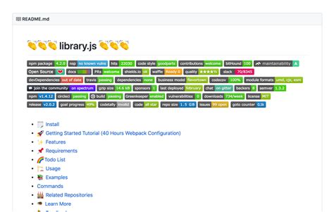 Readme.md Template