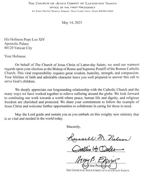 Recent messages from the new First Presidency