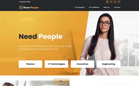 Recruitment Agency Website Template