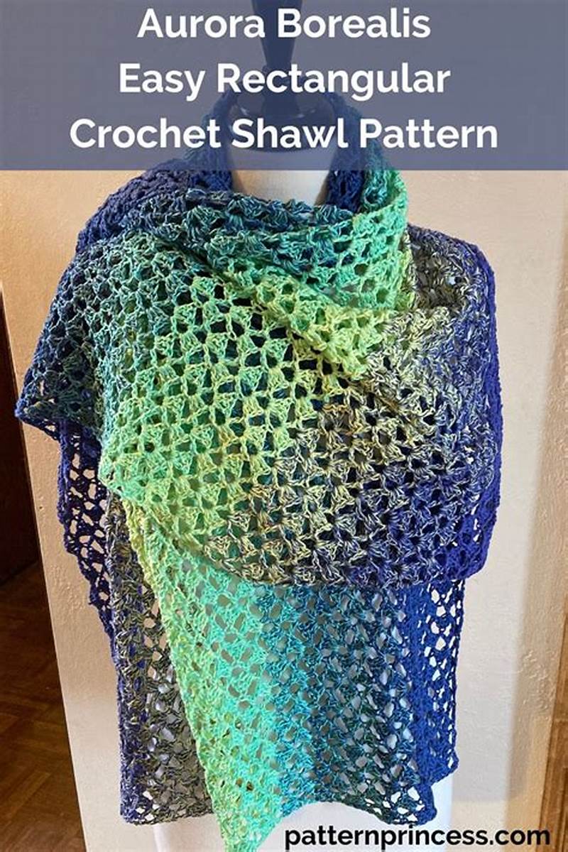 Rectangular Crochet Shawl Pattern
