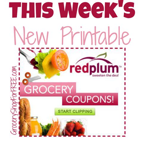 Red Plum Coupons Printable