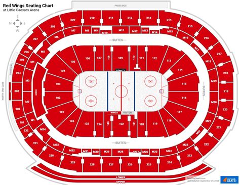Red Wings Stadium Seating Chart