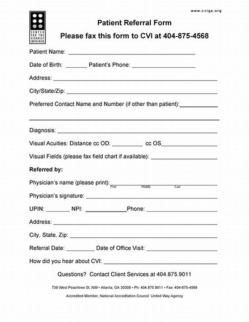 Referral Form Examples