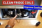 Refrigerator Condenser Coil Cleaning On Bottom