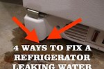 Refrigerator Freezer Dripping Water