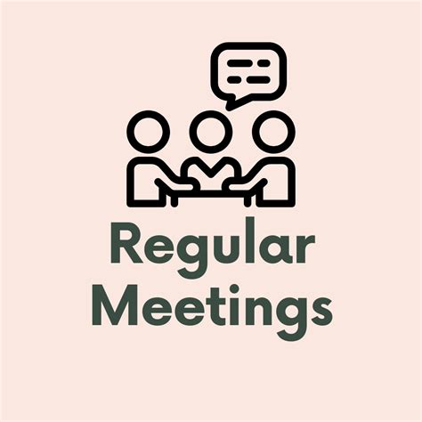 Regular Meetings image