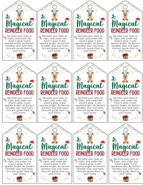 Reindeer Food Poem Free Printable