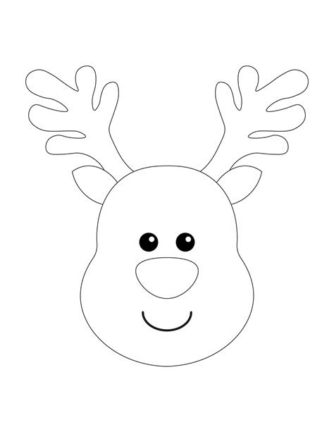 Reindeer Template Head