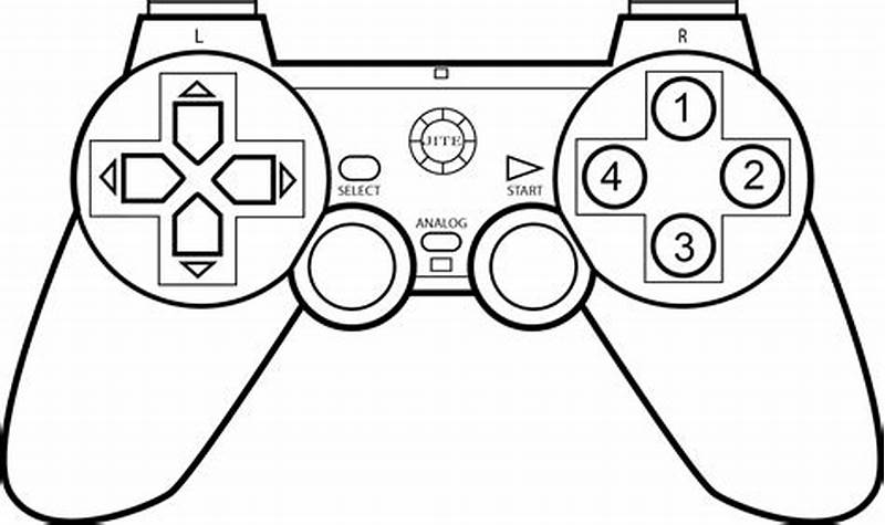 Remote Control Coloring Page