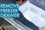 Removing the Freezer Drawer From Kenmore