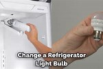Replacing Refrigerator Bulbs