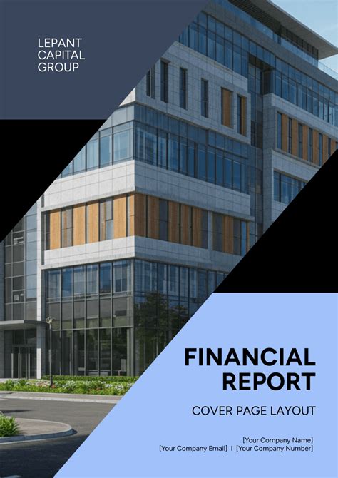 Report Cover Template