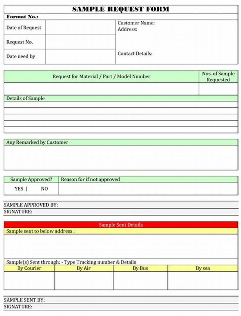 Request Form Sample