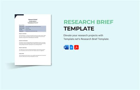 Research Brief Template Word