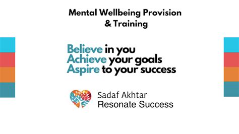 Resonate Success - Mental Wellbeing Therapy & Training