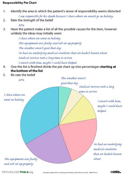 Responsibility Pie Chart Psychology Tools